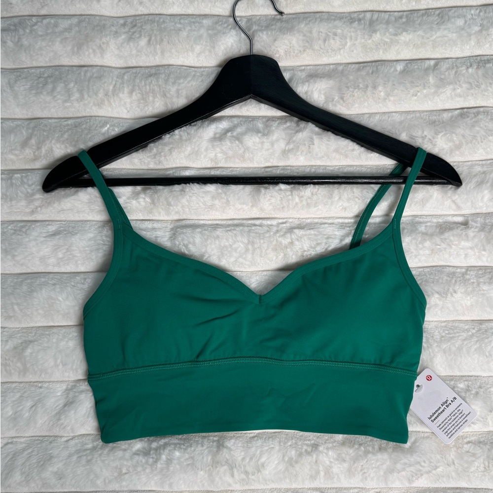 Lululemon Athletica Cascade Green Sports Bra